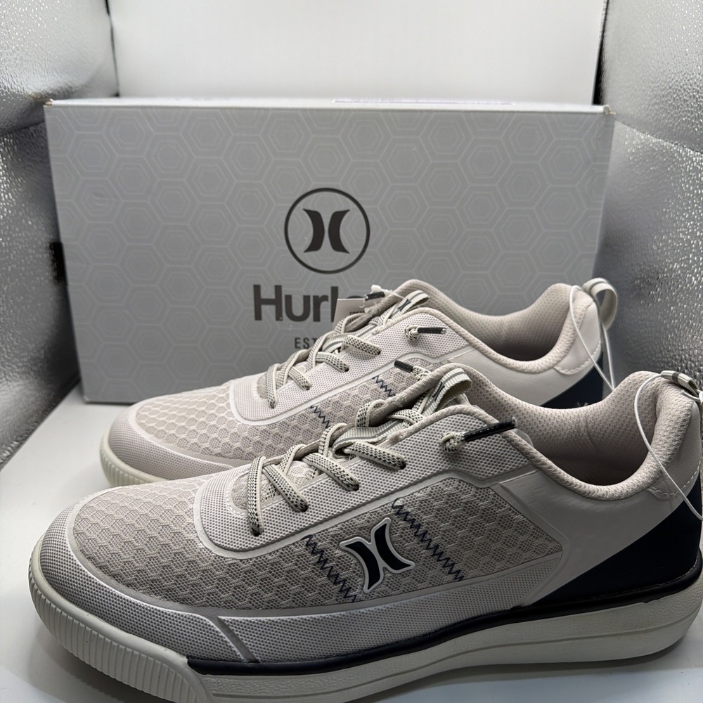 Hurley Exeter Men's Athletic Casual Shoe Breathable Sport Sneaker Gray Size 12